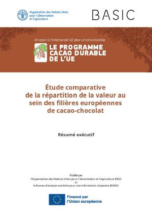 Étude comparative de la répartition de la valeur au sein des filières européennes de cacao-chocolat