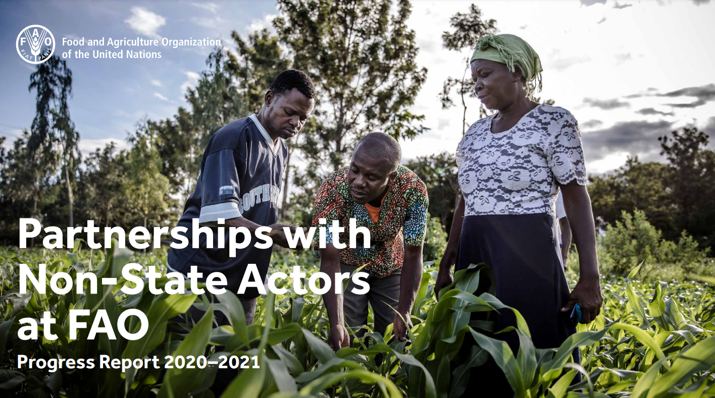 Partnerships with NSAs at FAO